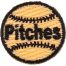 Pitches Baseball Award Patch