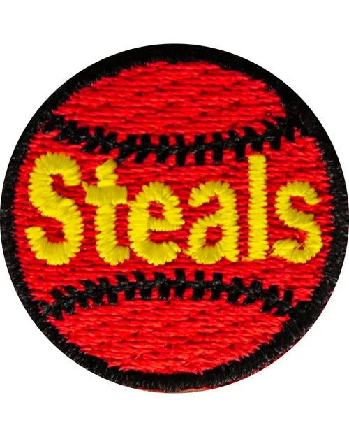Steals Baseball Award Patch