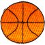 Basketball Award Patch (1.5″)
