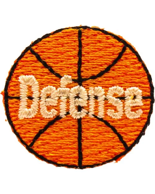 Defense Basketball Award Patch