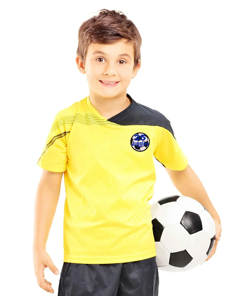 25 Juggles Soccer Award Patch (3.0″) on Soccer Player