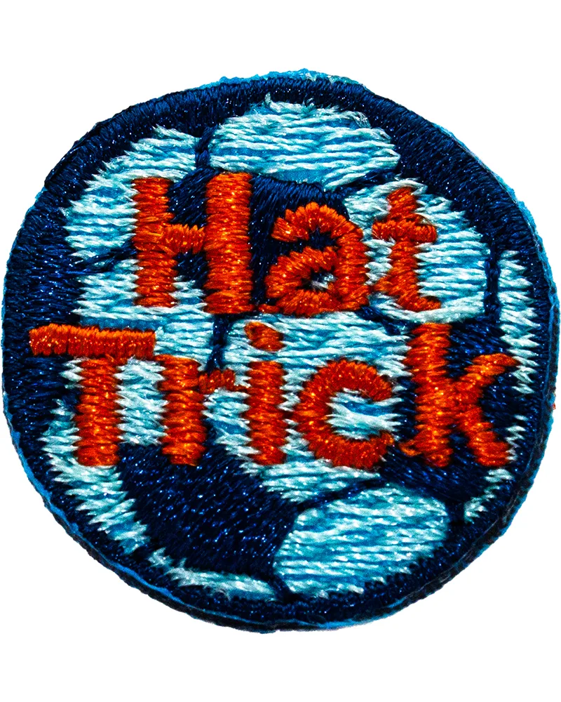 Hat Trick Soccer Award Patch