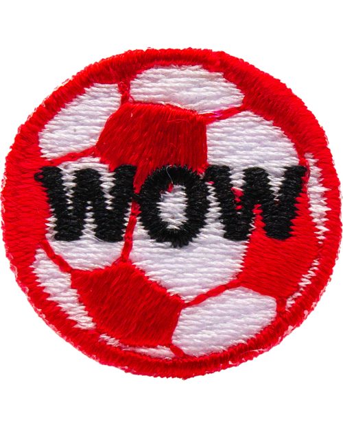 WOW Soccer Award Patch