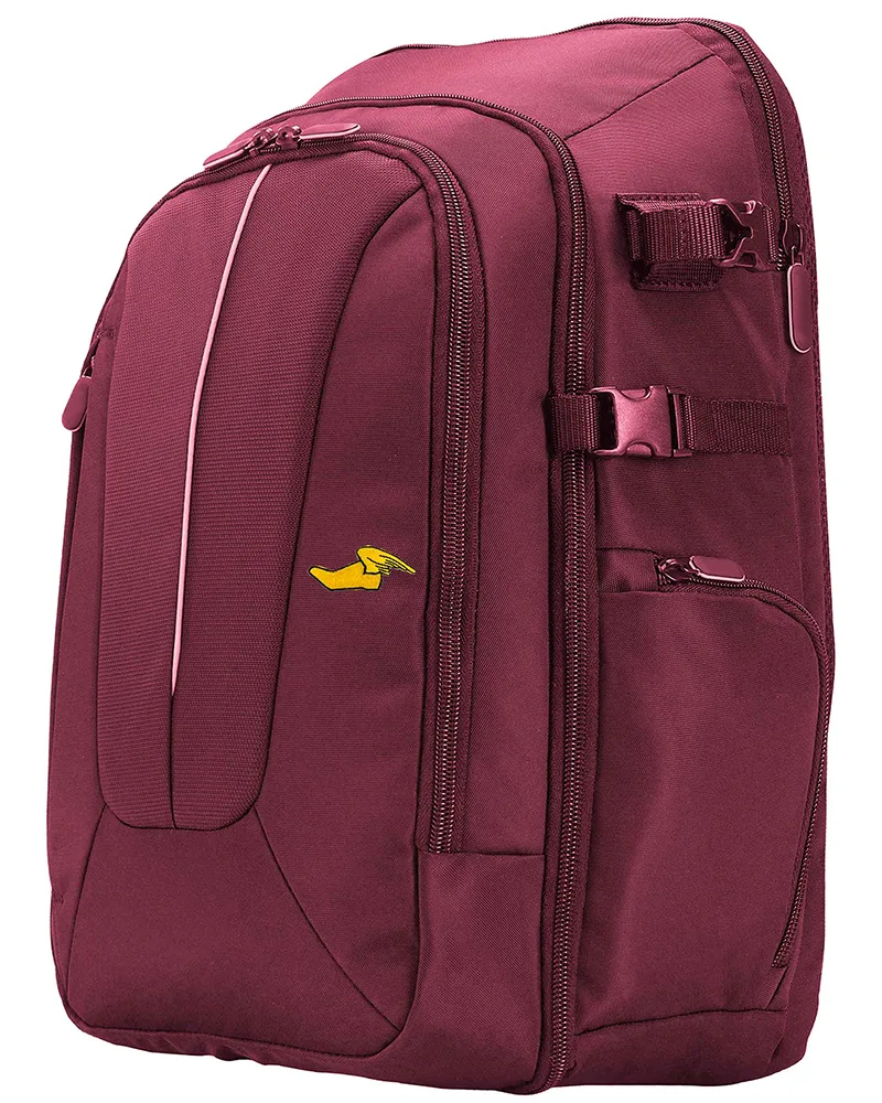 Gold Shoe Award Patch on Backpack